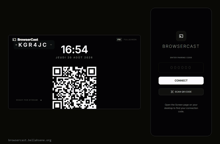 Écran ou GIF — BrowserCast